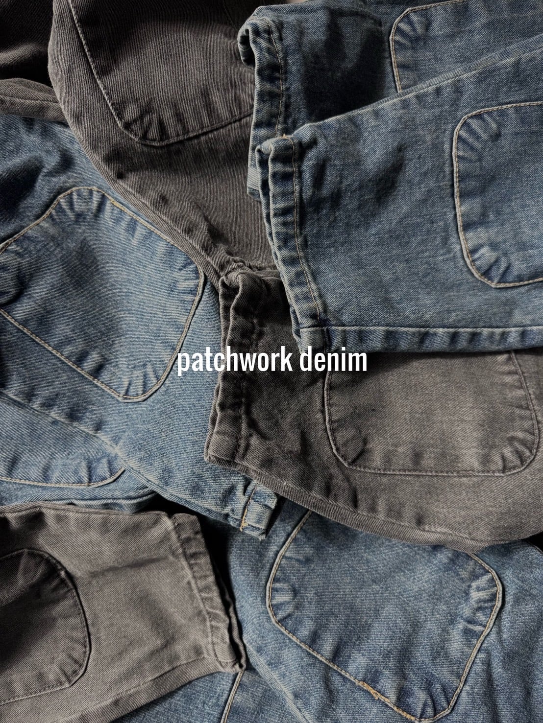 パッチデニムパンツ(80〜150cm)4236
