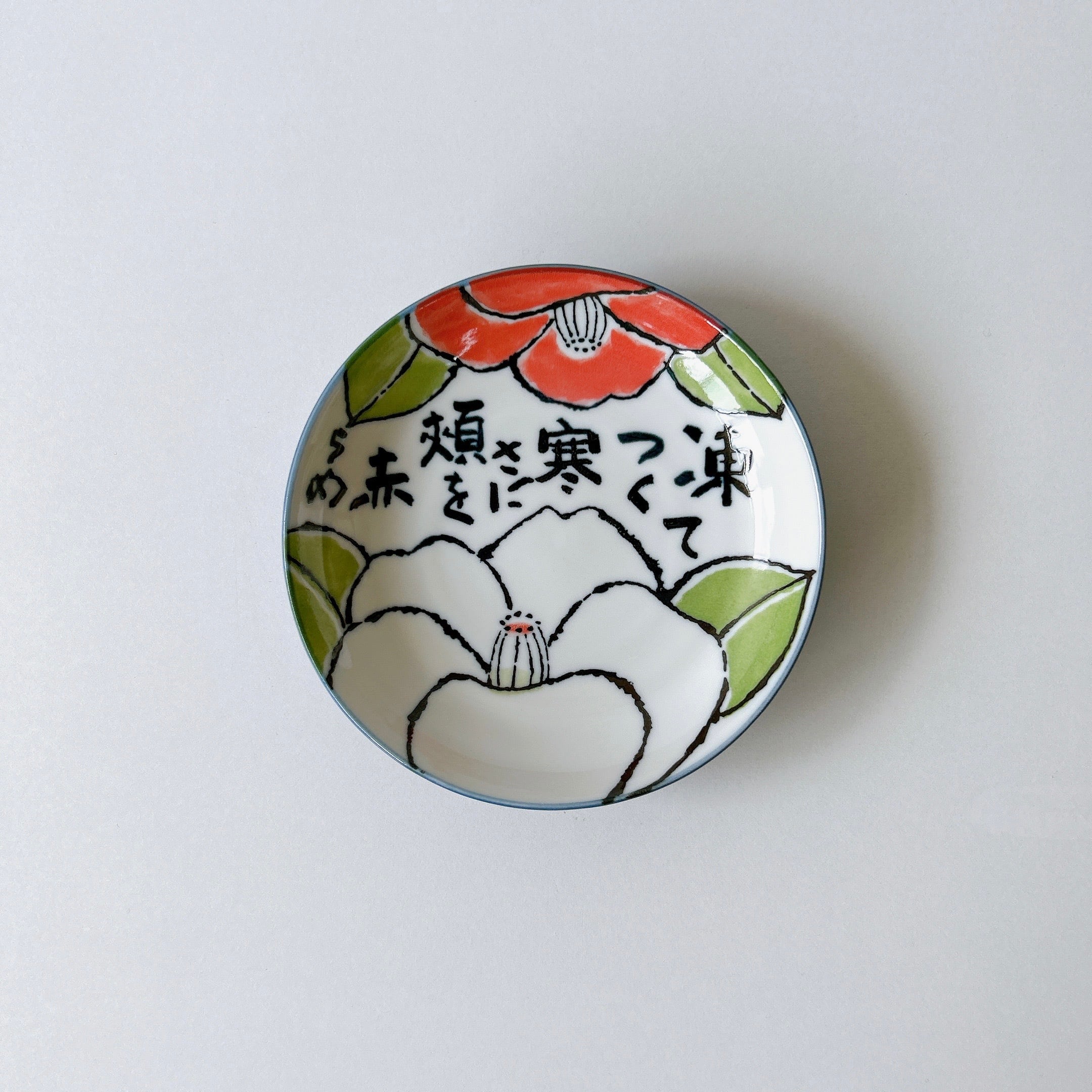 絵手紙シリーズ 椿 LB型40皿 | FUTADA