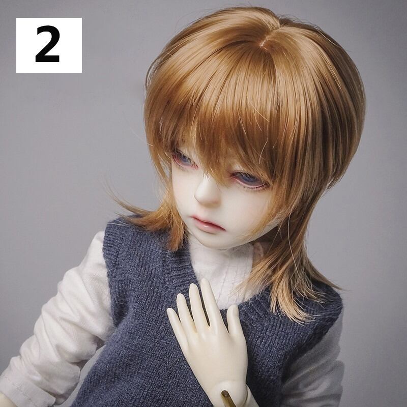 6色 ドールウィッグ 人形のカツラ BJD 1/3 1/4 1/6 人形 ドール ウィッグ かつら 着せ替え pk0113