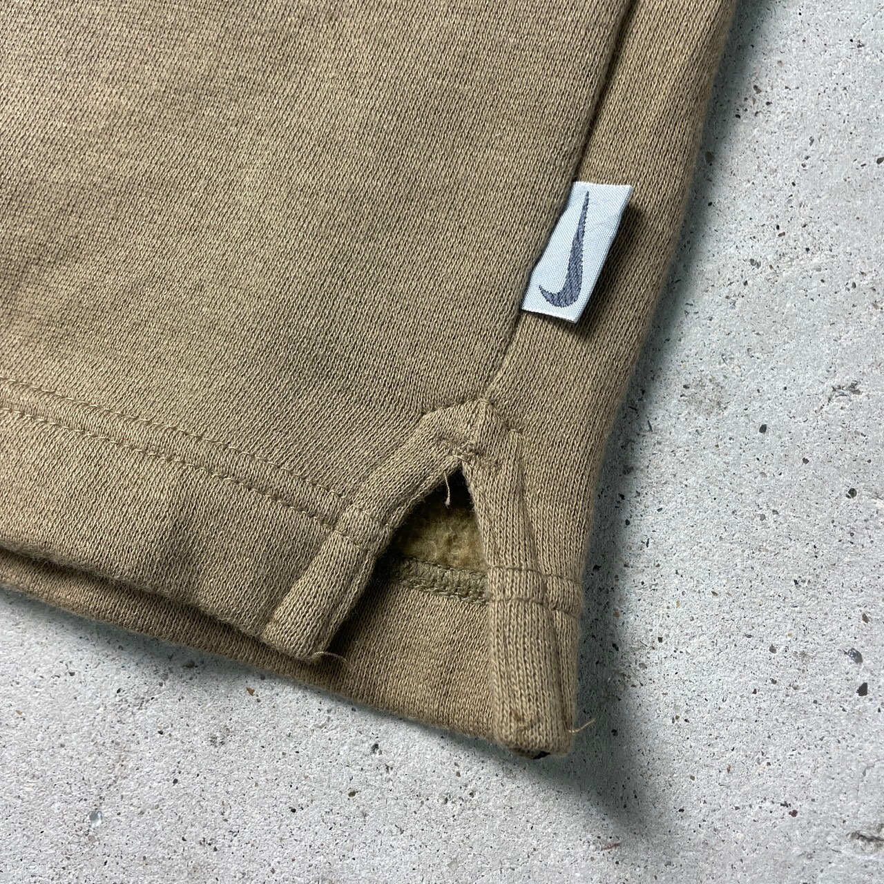 00年代 NIKE ナイキ ワンポイントロゴ刺繍 ハーフジップ スウェット  