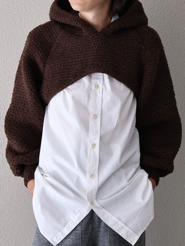 【ISA BOULDER】HOODED GRADATION SLEEVE/soil