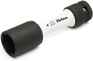 【在庫のみ】山下工業研究所 コーケン 1/2(12.7mm)SQ. インパクトホイールナット用ソケット(薄肉) 全長110mm 22mm 14145PM.110-22