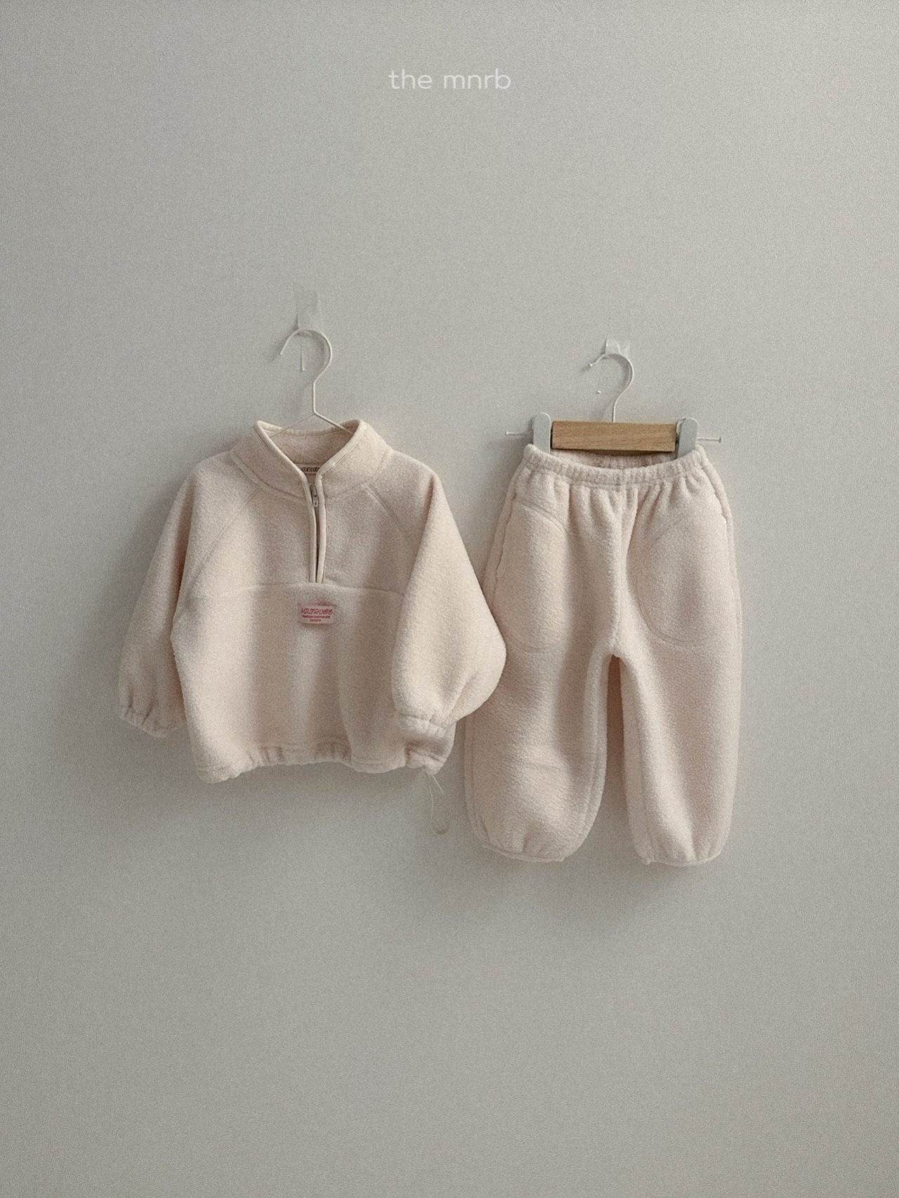 【即納】King’s fleece semi-zip-up / minirobe