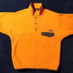 極美品 M マンゴー 12年 シンチラスナップT Patagonia パタゴニア オレンジ  フリース
