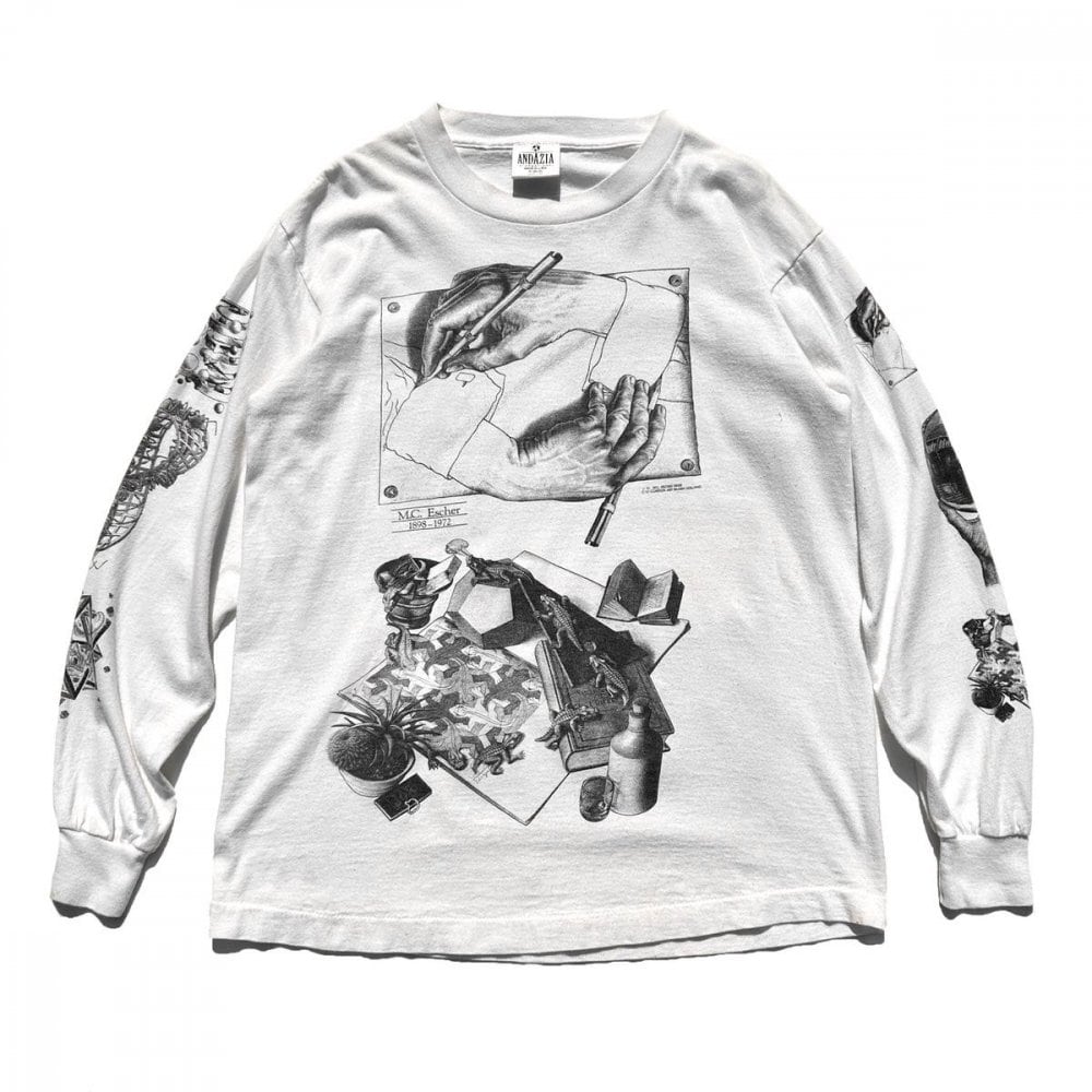 MC Escher Vintage L/ST Shirt [MC Escher ANDAZIA] [1990s-] M Multi