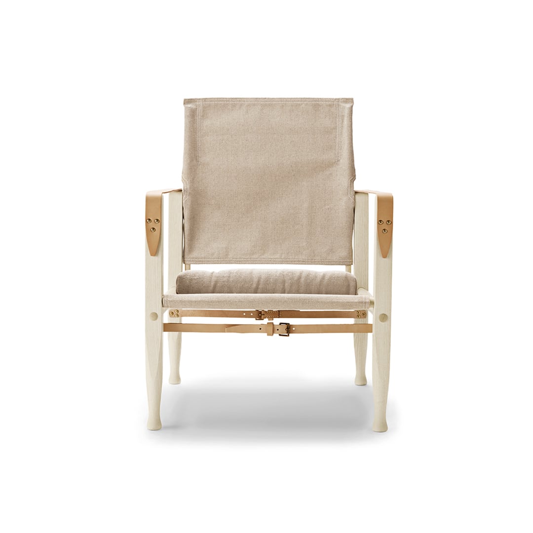 KK47000 サファリ チェア アッシュ ホワイトオイル仕上げ［カール