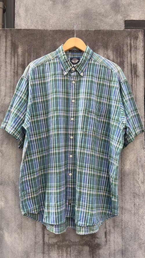 DOCKERS Plaid Short Sleeve Shirt