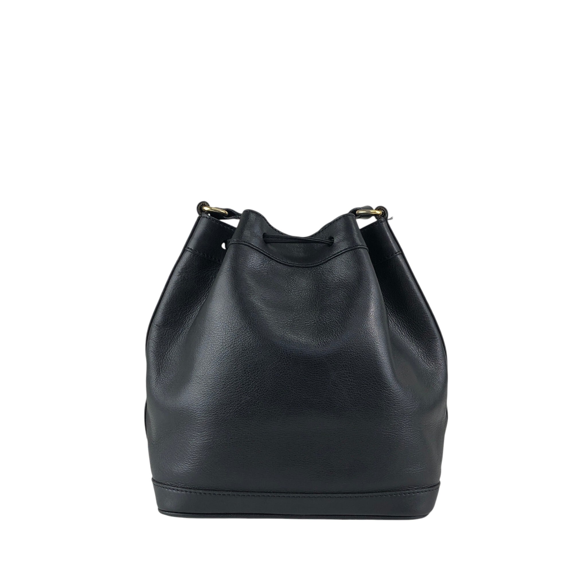 CELINE セリーヌ ショルダーバッグ ブラック ブラゾン型押し レザー