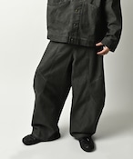 many men many mind Vintage processing switch pants (BLK) M2618020