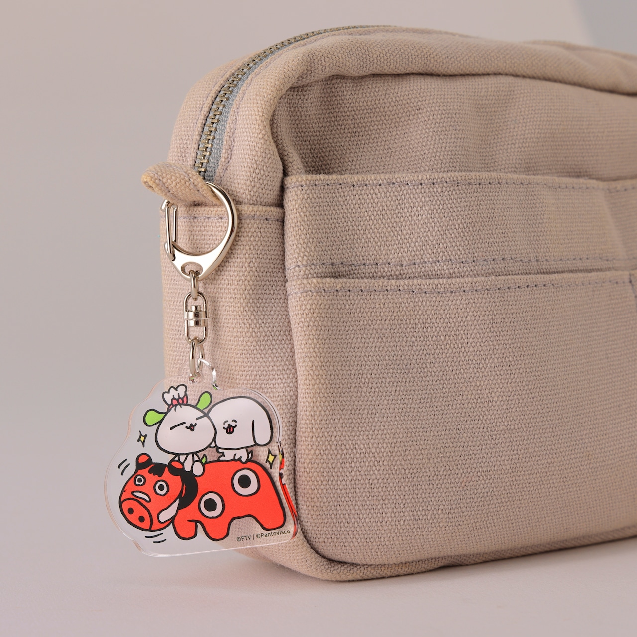 福テレ×Pantovisco　ふくたんオリジナルアクリルキーホルダー