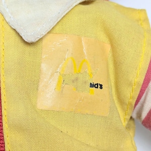 ☆VINTAGE 1984☆【 McDonald's( マクドナルド ) 】『 Ronald McDonald / ロナルド・マクドナルド 』Plush Toy / プラッシュ / ぬいぐるみ 〚アメリカン雑貨 アメトイ〛