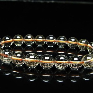 ルチルクォーツ ブレスレット 9mm タイチンルチル ブレスレット メール便可 [M便 1/10] 111-49149