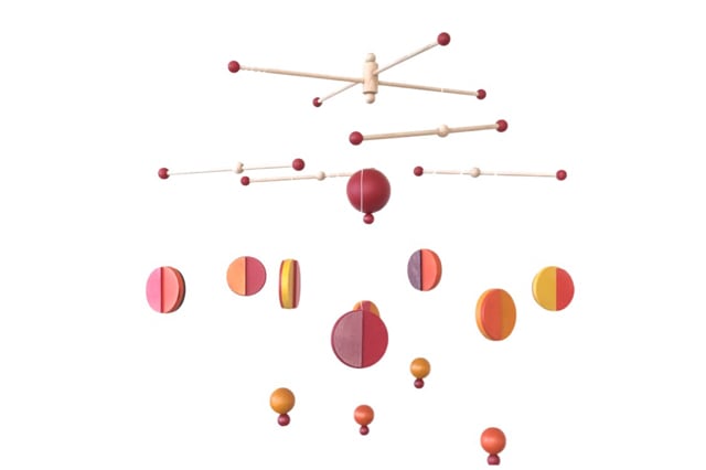 ブライトシュベルツ モビール クンターブント レッド | playtive toys