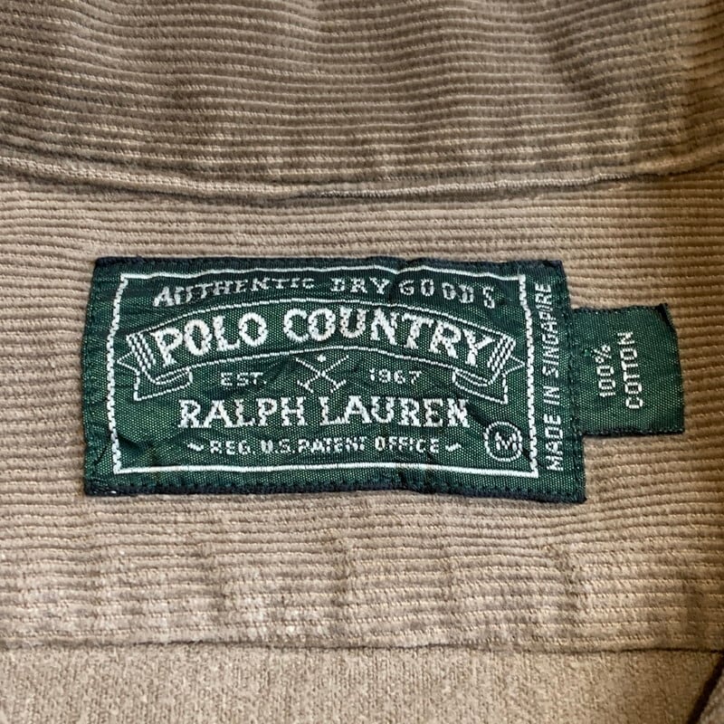 80's 90's POLO COUNTRY ポロカントリー コーデュロイワークシャツ