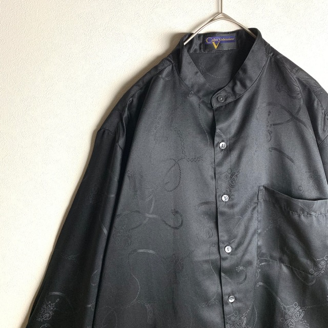 ~"no collar shirt" allover pattern~