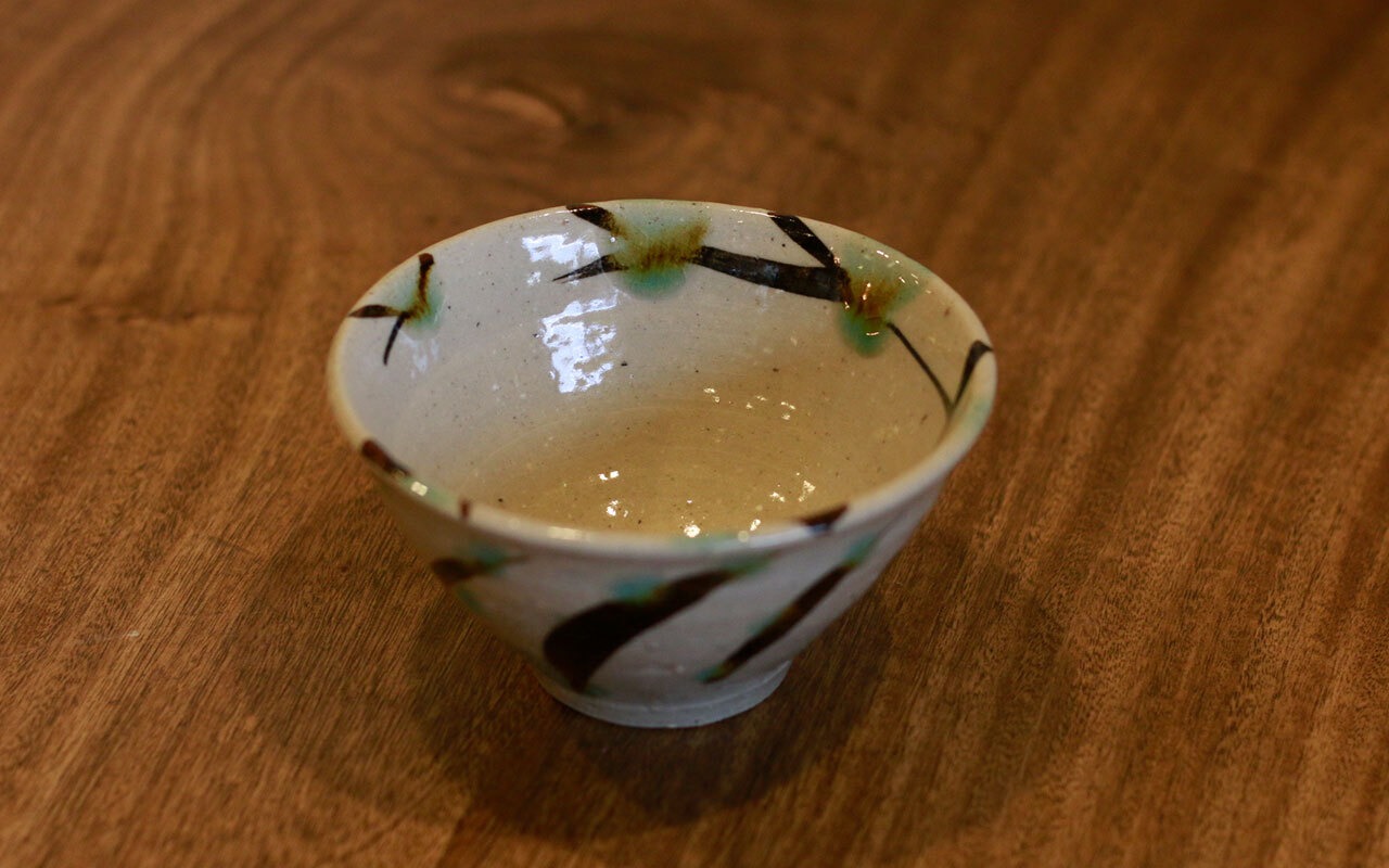 ごはん茶碗 シーサー箸置きセット  浄照窯 / 南風原