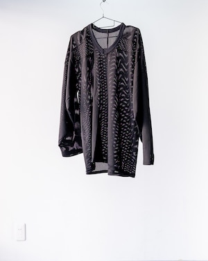 Black Mesh Shirt