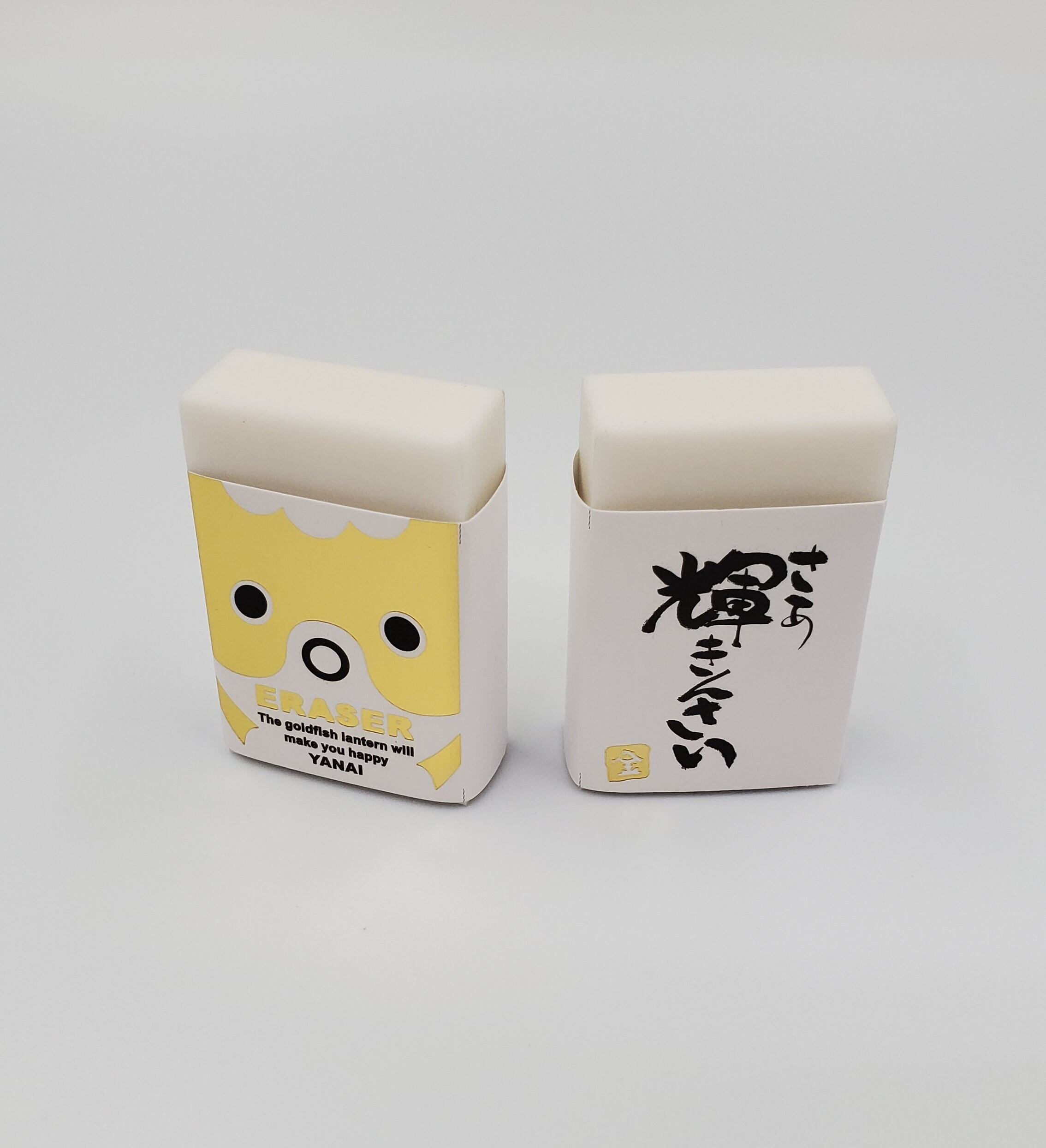 金魚ちょうちん消しゴム【ゴールド】 | 木阪賞文堂