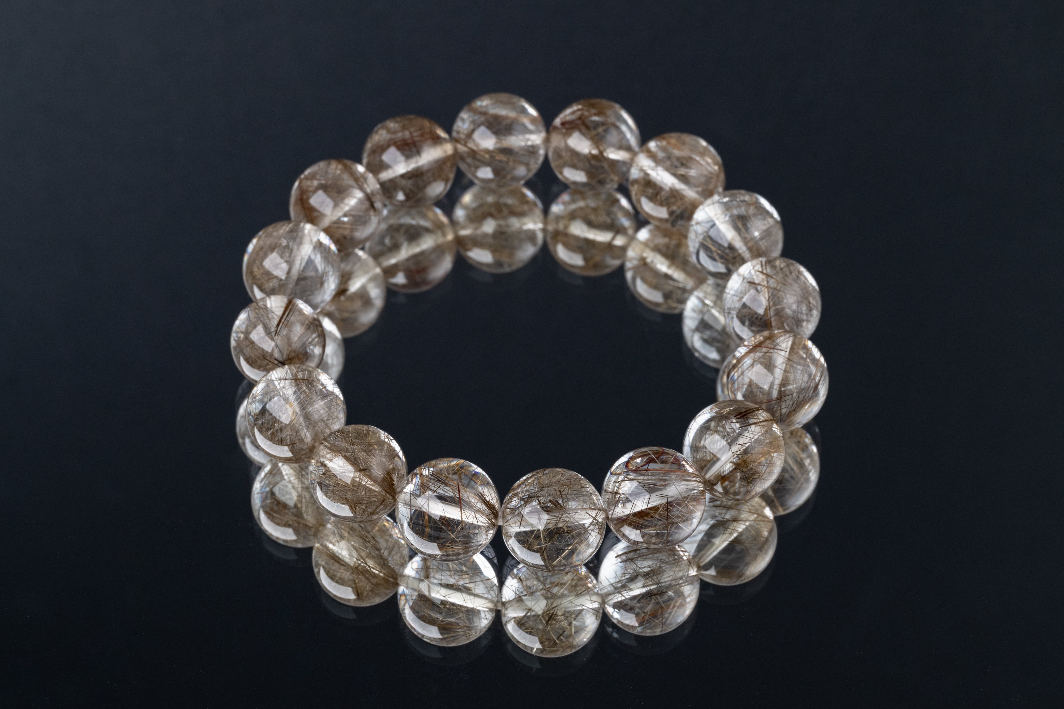 ◇一点物◇ シルバールチルクォーツ ブレスレット 13mm | 天然石専門店