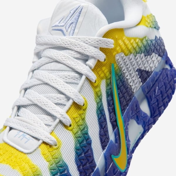 NIKE JA 3 Pure Platinum ナイキ ジャ モラント 3 イエロー ブルー