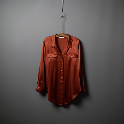 Deep Slit Pajama Shirt