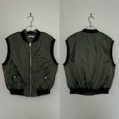 MA-1中綿ミリタリーvest/カーキ