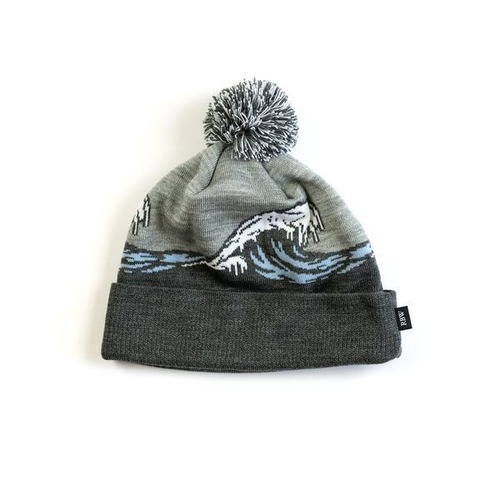 FROZEN WAVE TOQUE - CHARCOAL