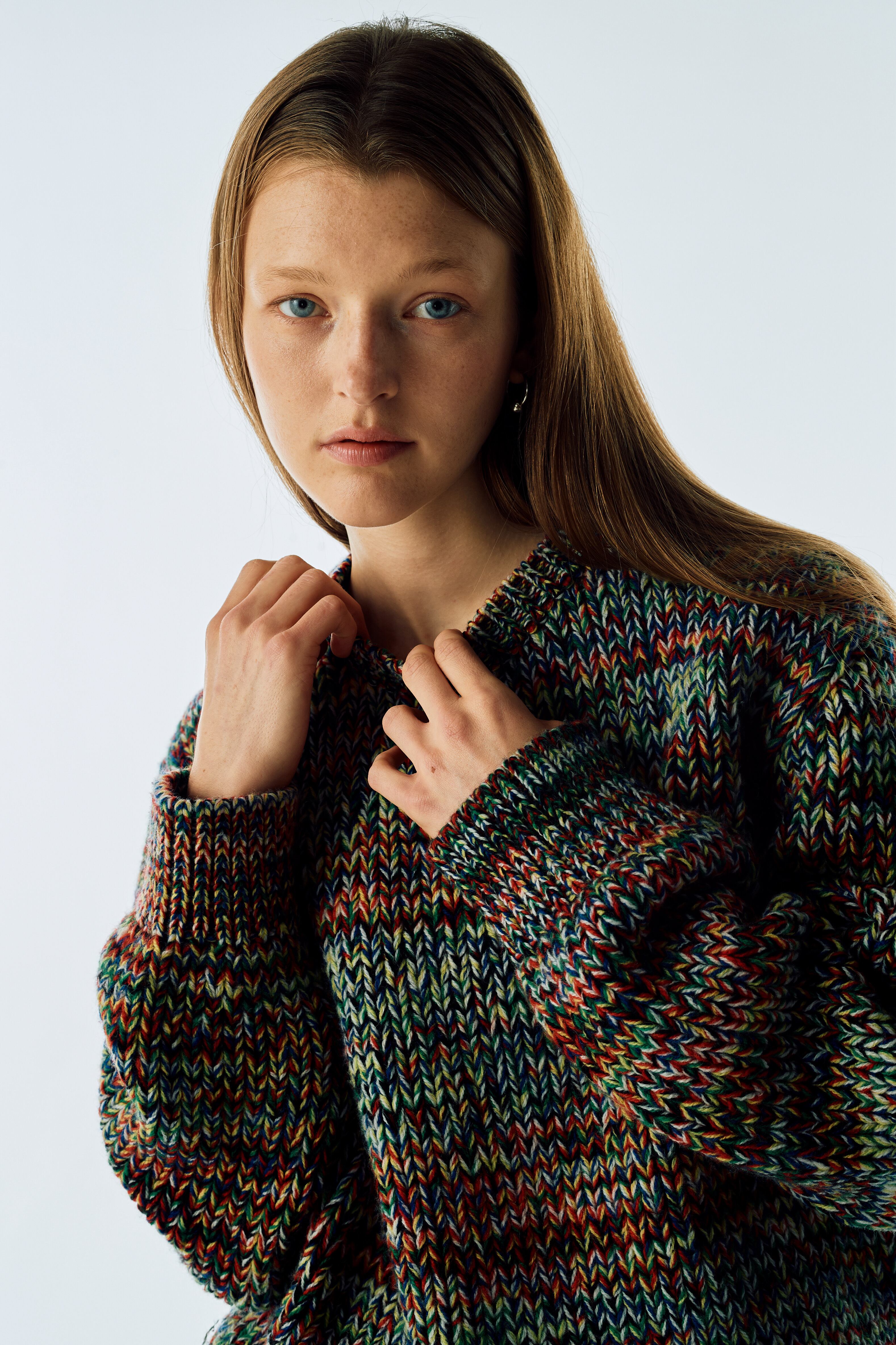 CARVEN マルチカラーニットセーター M GADID ANONIEM似