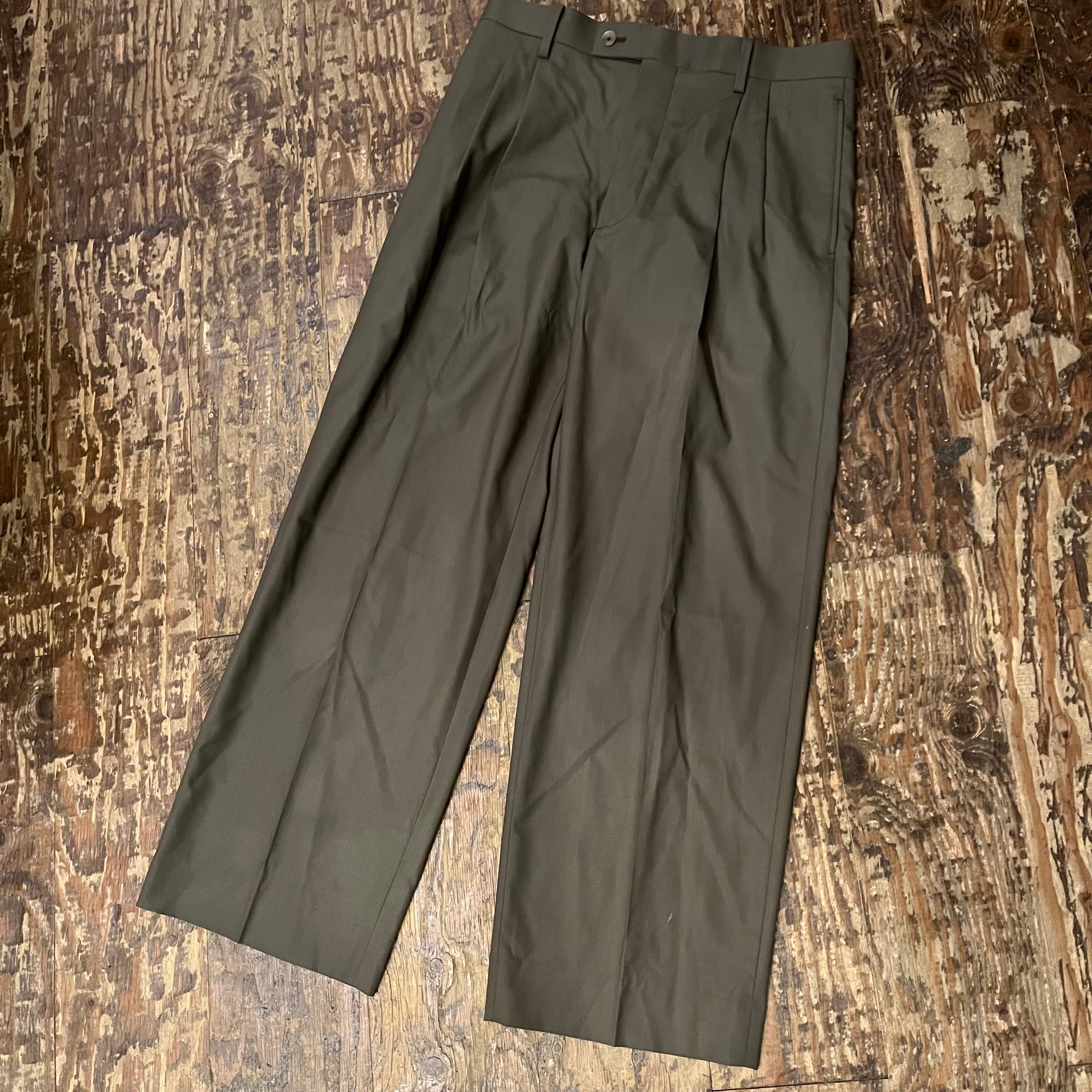 AURALEE オーラリー 24AW SUPER FINE TROPICAL WOOL SLACKS A24AP03WT 