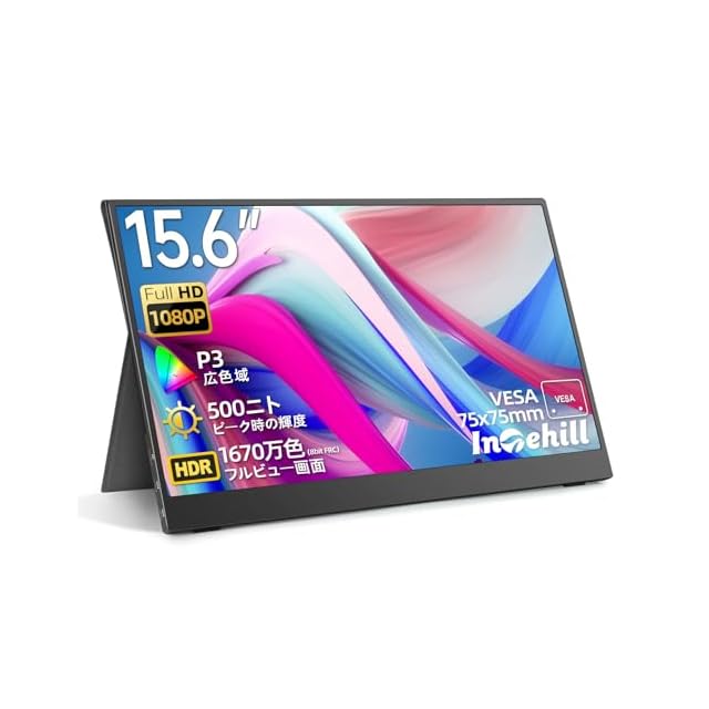 KOOLYFUL モバイルモニター 4k 16インチ モバイルディスプレイ