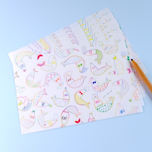 【CHIQON】PAPER IN　B6サイズ 便箋「人魚」