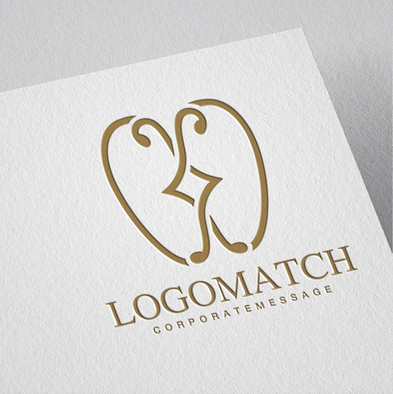 美しく輝く上品な歯のロゴ