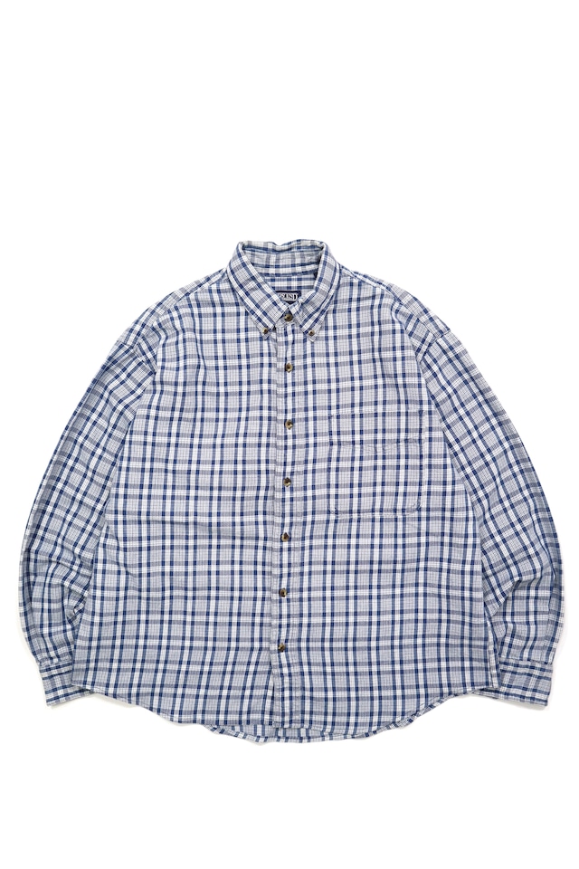 USED 90s LANDS’END l/s Plaid shirt