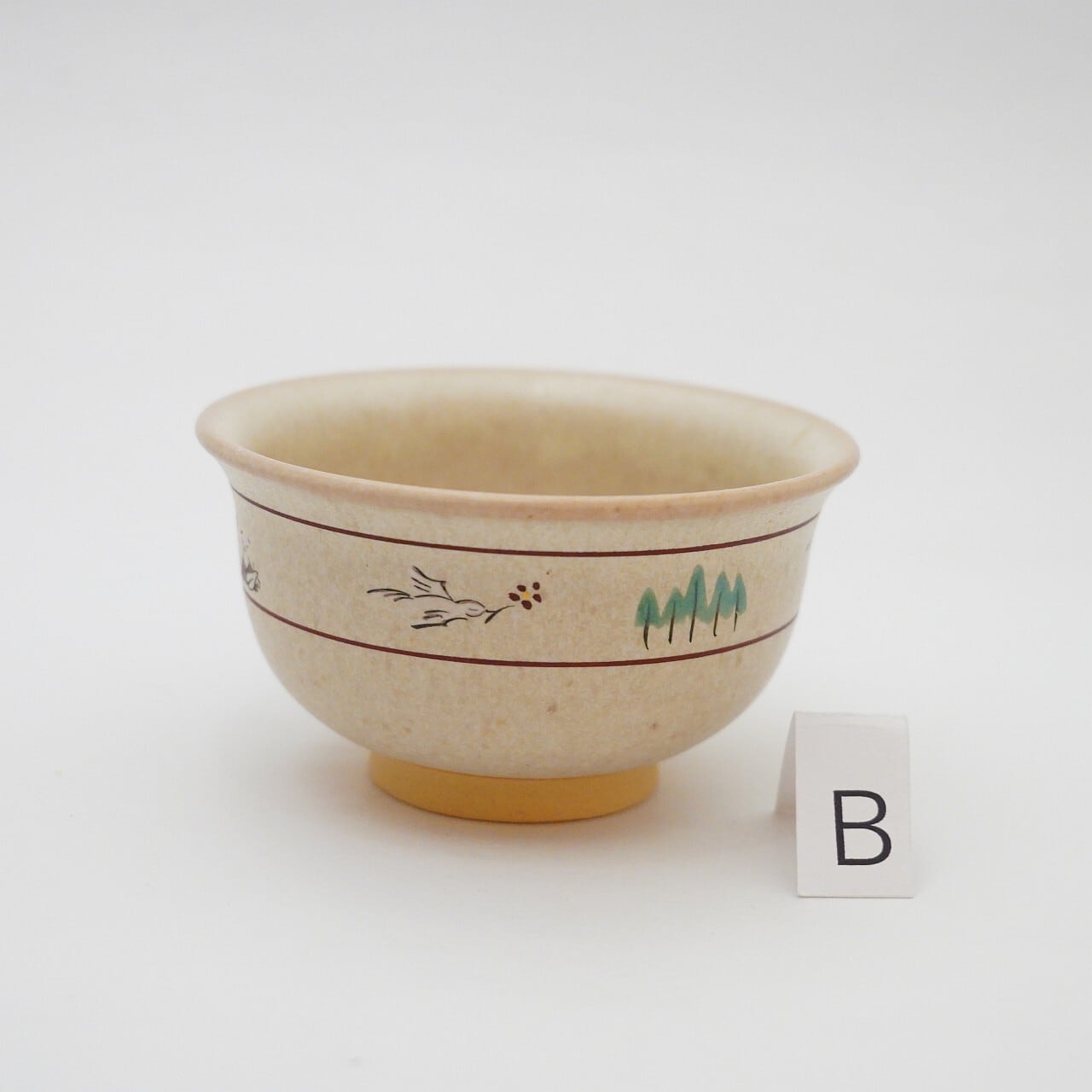 新品　奈良赤膚焼　赤膚山　大塩玉泉　奈良絵　耳付花瓶　壺　花生け　花入　遠州七窯 赤膚焼 大塩ほさな】奈良絵汲出/小鉢 | ろにせら ギャラリーと雑貨のお店