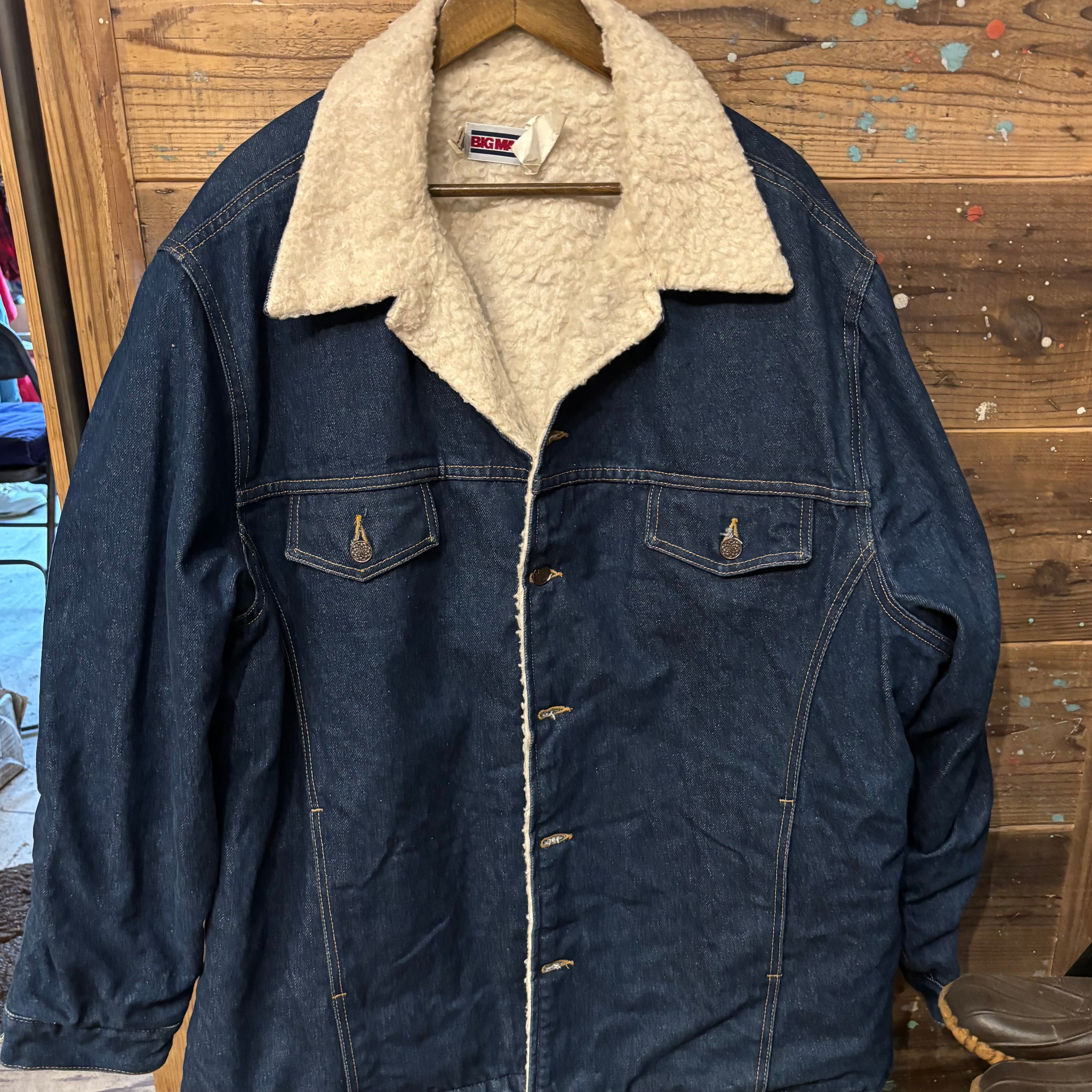 80's ビッグマック BIG MAC デニムボア ランチコート USA製 XXL