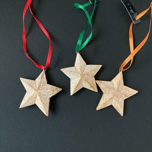 オーナメント シンプルラメスターSS ナチュラル（5cm）