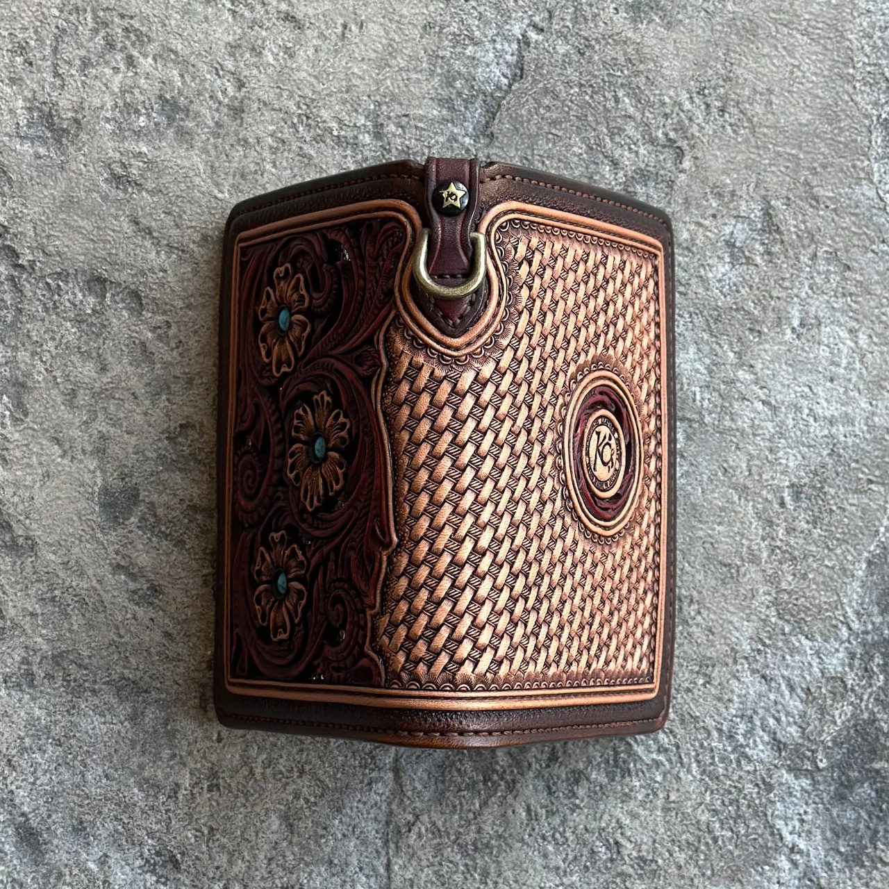 ロングビルフォールド アルチザンDX NEO (ブラウン3トーン)