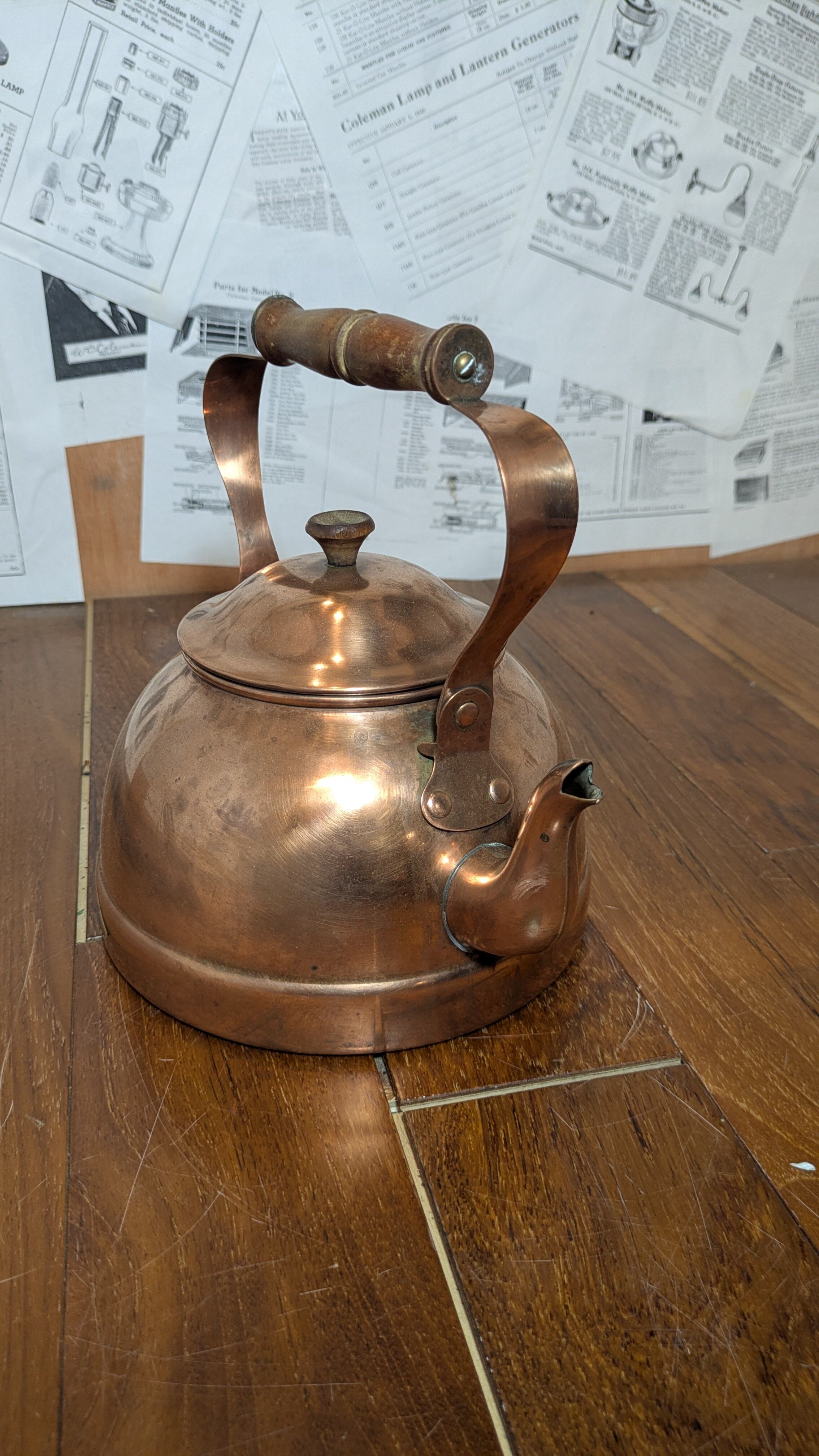 Vintage Copper Kettle Portgal mini ビンテージ コッパーケトル 銅製
