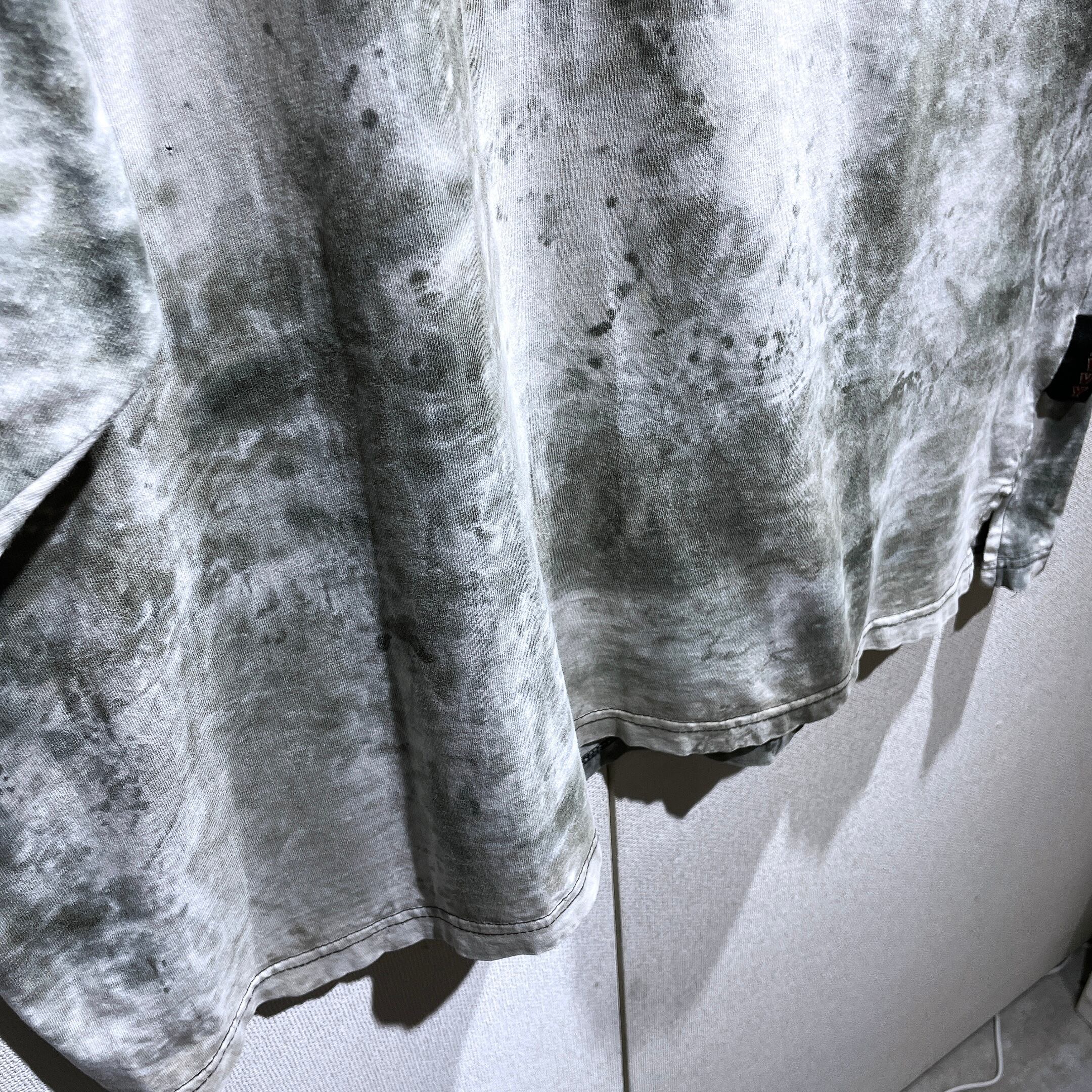 1990s ” Savvy ” Hand dyed logo printed vintage loose SS Tee