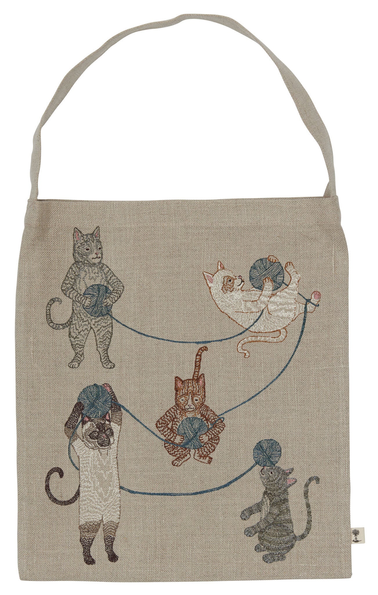 CORAL&TUSK [Playful Cats Tote] 毛糸玉で遊ぶネコたちトート ...