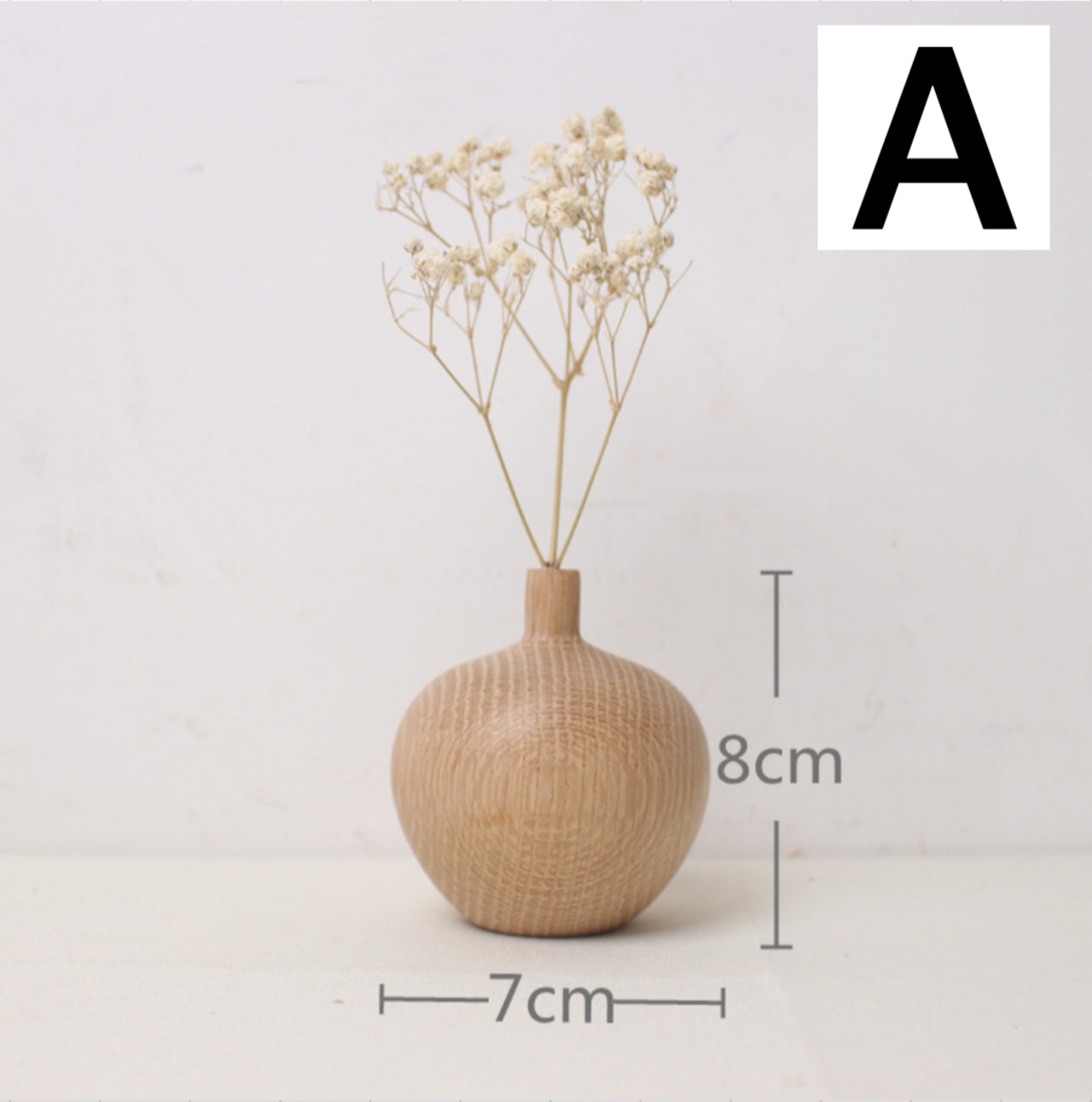 【選べる木製ミニ花瓶セット｜A／B】置くだけで“整う”空間。手のひらサイズの本格ウッドインテリア