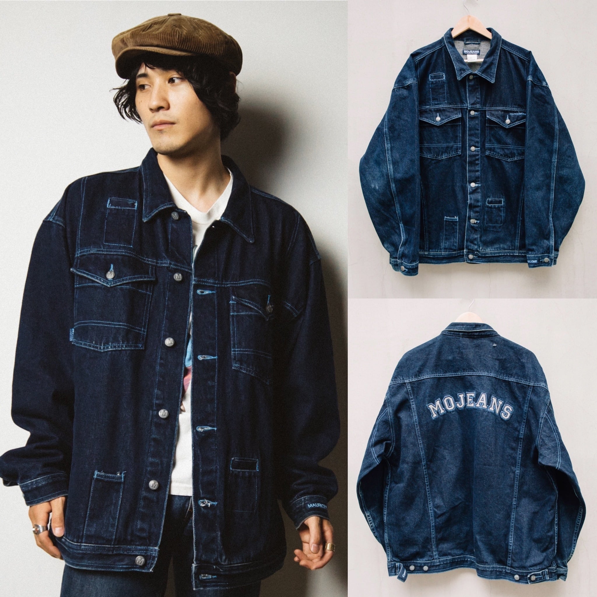 MOJEANS 濃紺デニムジャケット【0925T40】 | 【公式】Thrift MOJEANS 濃紺デニムジャケット【0925T40】 | 【公式】Thrift
