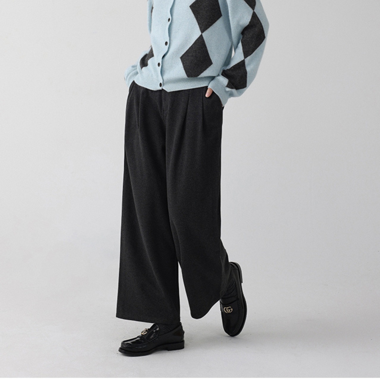 Wide Full Length Pants T3973