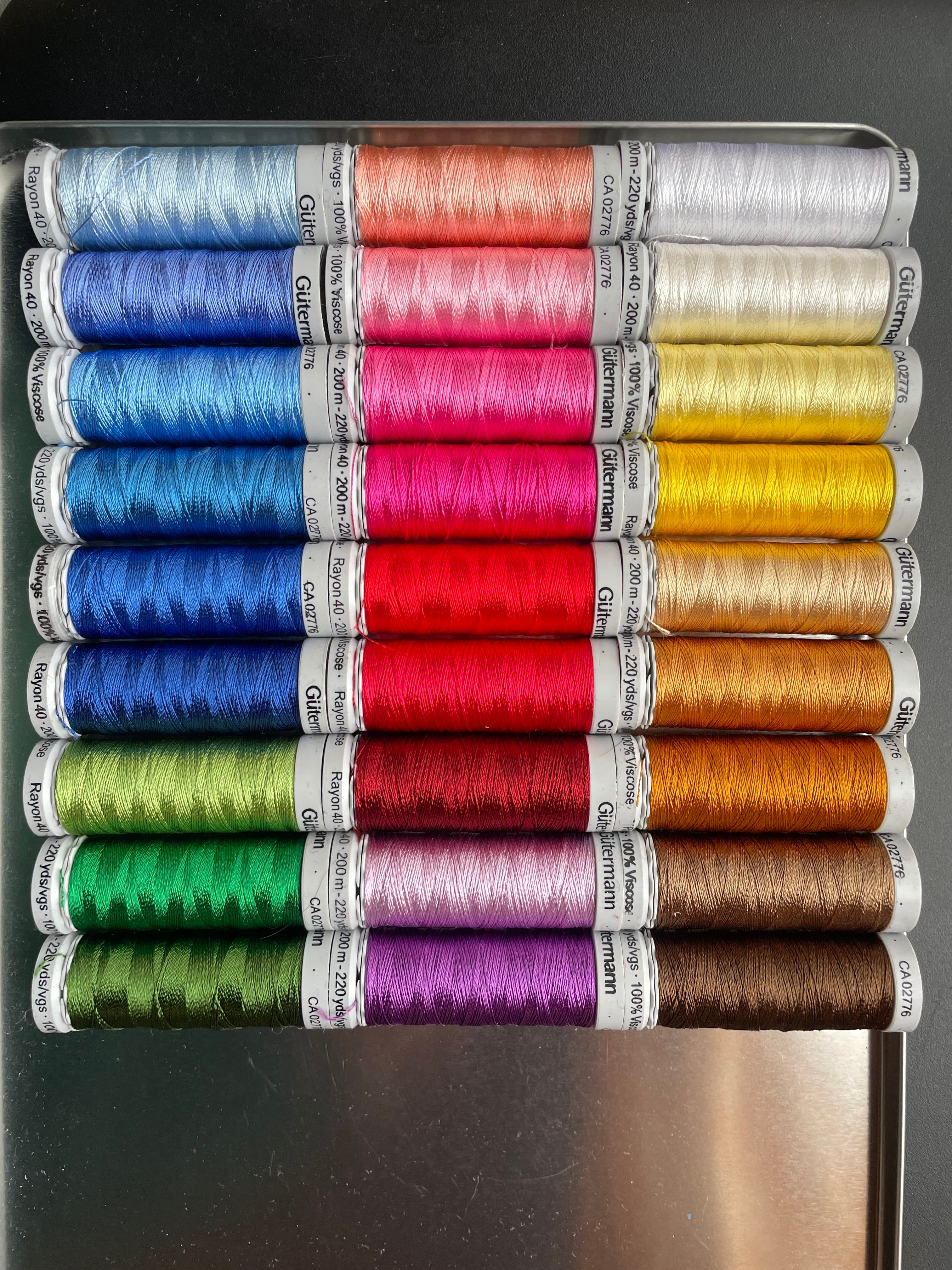 ギッターマン缶入りセット:パステル | Gutermann ＆ Sulky thread