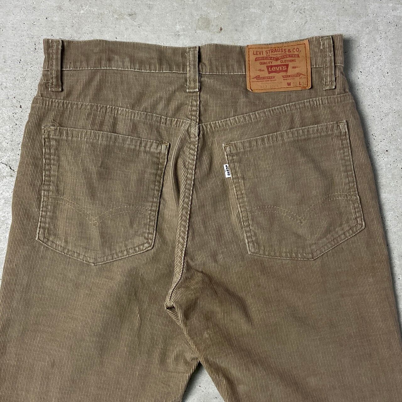 80年代 USA製 Levi's リーバイス 517-1523 フレアコーデュロイパンツ