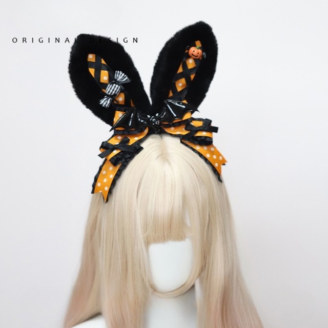 ハロウィン カチューシャ ヘアアクセサリー 魔女 バニー うさ耳 イベント パーティ