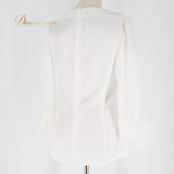 フラダンス 衣装 トップス ブラウス ホワイト系 アレミティ 日本製 サテン チュール AREMITI 真っ白 無地 シンプル フリル袖 透け感 光沢感 ハワイアン アロハ フラ ダンス レッスン 練習 かわいい おしゃれ 上品 フラダンス衣装 ダンスウェア エレガント トップスコーデ 透け感デザイン セットアップ おしゃれ着 高級感 チュールデザイン レディース 白色 スタイリッシュ お洒落