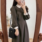 レトロガーリー 襟付きロングワンピース A0097 Retro N レトロガーリー 襟付きロングワンピース A0097 Retro N