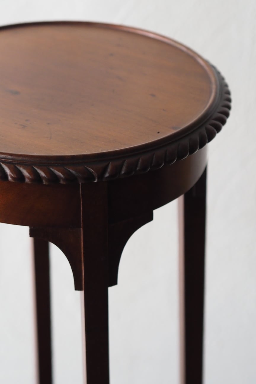 アンティークマホガニー花台-antique mahogany flower stand