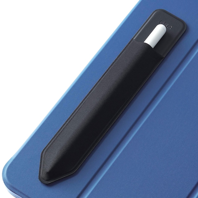 ESR Pencil 第1世代&第2世代対応ケース 薄型 保護 紛失防止 接着シール式 アップルペンシル対応 ブラック